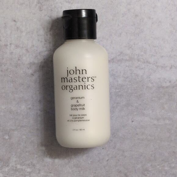John Masters Organics Geranium & Grapefruit Body Milk & Body Wash 60 ml 2 fl oz - Picture 5 of 6